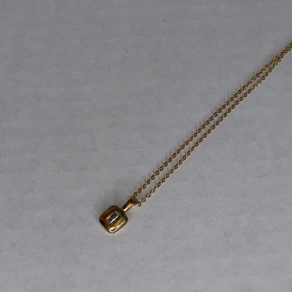 Vintage Gold Toned Minimalist Necklace lot A9 - Picture 3 of 8